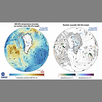 thumb for 2021 Greenland Ice Sheet Melt Events: A Variety Pack - 14-August Event